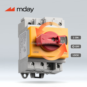 Mady 600V/800V/1000V/1200V 16a 32a interruptor de aislamiento Pv seccionador mango giratorio seccionador interruptor giratorio aislador de CC - Product Image 2