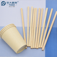 Pailles à boire en bambou naturel, biodégradables, qualité alimentaire, pailles pour boba, vente en gros, emballage en vrac, directement de l'usine