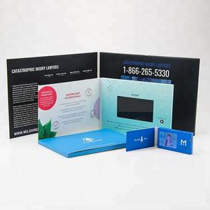 Cartes de vœux personnalisées pour <span class=keywords><strong>anniversaire</strong></span> Noël mariage Adertisinng 2.4 4.3 5 7 10.1 pouces Lcd Vidéo <span class=keywords><strong>Invitation</strong></span> Brochure avec vidéo - Product Image 1