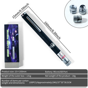 مؤشر ليزر أحمر تعليمي مع إسقاط ضوئي 5 في 1 |   قلم ذكي بشحن USB للبيئات التعليمية - Product Image 5