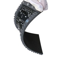 Module d'affichage LED flexible P1.25 320x160mm, panneau LED souple HD, service frontal magnétique pour salle de réunion
