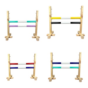 Wooden <strong>Hobby</strong> <strong>Horse</strong> <strong>Jumps</strong> for Kids Play <strong>Hobby</strong> <strong>Horse</strong> <strong>Jump</strong> Toys <strong>Hobby</strong> Riding 60cm - Product Image 3