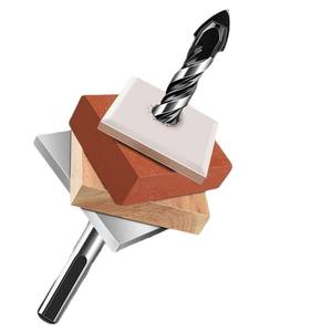 Foret en alliage de carbure de tungstène à haute dureté pour percer des trous dans les carreaux de céramique, le verre, foret triangulaire polyvalent pour la céramique - Product Image 1