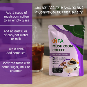 Wholesale Price Mushroom Coffee with Lions Mane <b>Supplement</b> Support Enhance Recovery Antioxidant and Creativity Coffee - Product Image 4