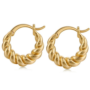 Orecchini a spirale per donna, accessori per l'orecchio semplici da indossare tutti i giorni - Product Image 1