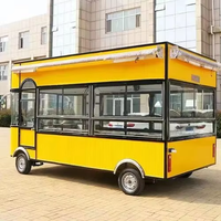 Chariot de vente ambulante de nourriture rapide et de glaces, entièrement en acier inoxydable, marque Hummingbird, avec roues, à vendre aux États-Unis