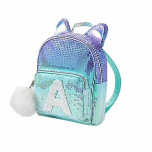 flip sequin pom pom mini backpack Sunwel Fashion Bow Mouse Ears for Toddler Girls (black/red bow) Kids Mini Flip Sequin Backpack