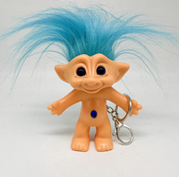 Poupée indienne moche poupée Troll rétro en PVC des années 80 poupée nostalgique cheveux longs jouet de cheveux magique décompression jouet personnalisé