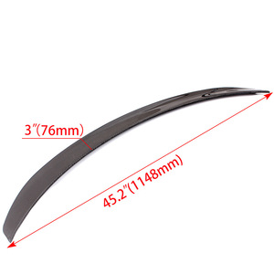 Aileron de coffre arrière en fibre de carbone Tesla LKT043 pour modification de voiture Model 3 P Version - Product Image 2