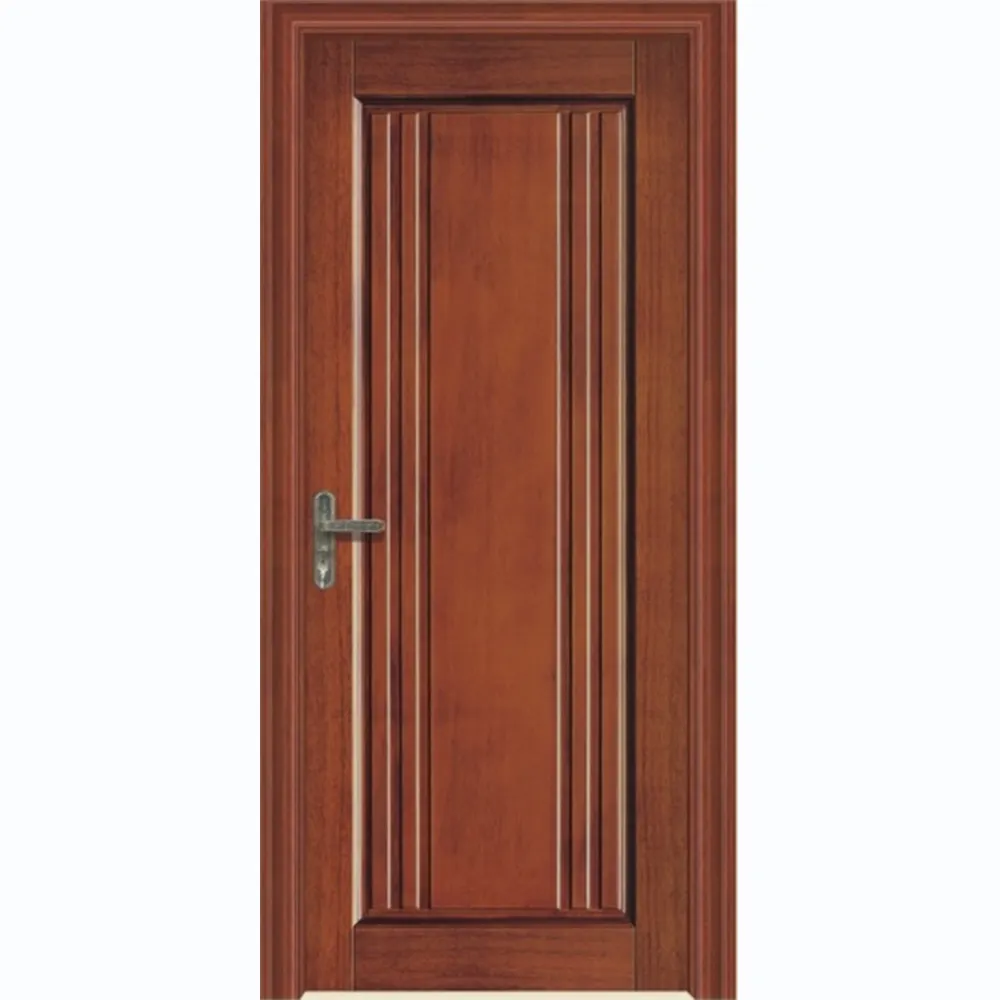 Оптовая цена, дверь из массива дерева, современный дизайн, внутренняя деревянная дверь для спальни, дома, внутренние деревянные двери