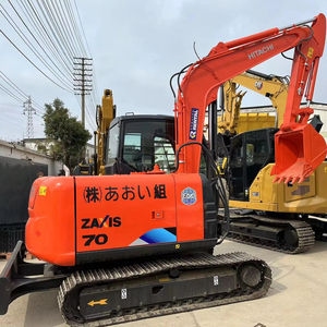 HITACHI เครื่องขุดขนาดเล็กมือสอง ZX60 ZX70 ZX55 ZX35 7Ton เครื่องยนต์อีซูซุแบบดั้งเดิมจากญี่ปุ่นเซี่ยงไฮ้ - Product Image 1