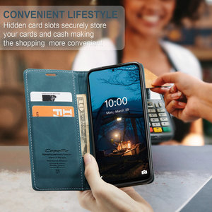 CaseMe M53 di lusso portafoglio in pelle PU Flip Case con scheda per <span class=keywords><strong>Samsung</strong></span> per Galaxy M53 M23 M12 M11 M32 Cover posteriore del telefono cellulare - Product Image 4