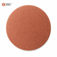 Panneau Acoustique Circulaire WINEGO Direct Usine en Fibre de Polyester PET, Isolation Sonore Ronde pour Plafond et Mur, Taille Personnalisée pour Projets Décoratifs