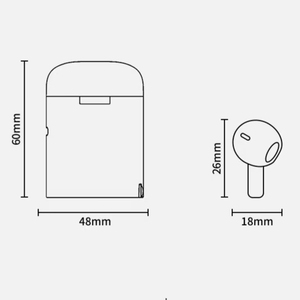 Nuovo Arrivo: Auricolari Wireless TWS con Ricarica Rapida 5.4 20W, Design Brevettato, Cancellazione Attiva del Rumore, Impermeabili IPX5 - Product Image 2