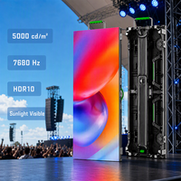 Écran LED publicitaire extérieur 500*1000mm P2.6 P3.91, panneau d'affichage LED, écran LED portable pour spectacle en direct, location d'écran LED