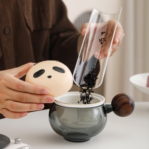 <span class=keywords><strong>Taza</strong></span> <span class=keywords><strong>de</strong></span> Té Muezzin Lion Panda, con Separación <span class=keywords><strong>de</strong></span> Té y Agua, Diseño Creativo, Fresco y Lindo, Unisex, Regalo <span class=keywords><strong>de</strong></span> Cumpleaños, <span class=keywords><strong>Taza</strong></span> Personal - Product Image 2