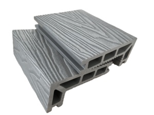 Wpc decking 3d scale in rilievo legno duro artificiale legno wpc piano di decking cavo - Product Image 2