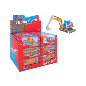 WELLY Set Assortito di Veicoli da Costruzione in Metallo Pressofuso - Product Image 1
