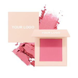 Private Label bianco compatto liscio naturale 12 colori Vegan Cruelty Free trucco luccicante trucco Make <span class=keywords><strong>up</strong></span> Blush in polvere - Product Image 1