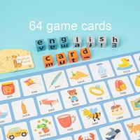 Divertido Juguete Educativo Temprano, Juego de Ortografía en Inglés, Juegos de Palabras, Aprendizaje Educativo, Bloques de Construcción para Niños