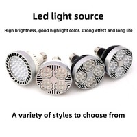 Projecteur LED sur rail Par 30 E27 avec puces COB, corps en aluminium, 35W, économie d'énergie, super lumineux, température de couleur 3000-6500K