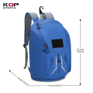 Kopbags bleu sac à dos de <span class=keywords><strong>basket</strong></span>-ball personnalisé grande capacité Style de mode pour la formation d'équipe en gros - Product Image 2