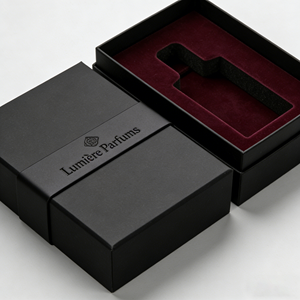 Premium Custom Magnetic Closure Boxes for Perfume Luxury Beauty Brands Rigid Paper Box Velvet Silk Lining Four-Color Printing - Product Image 6