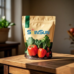 Biodegradable 1oz Doypack Soluble Fertilizer Stand up Pouch Moisture-Proof Organic Soil <b>Packing</b> Mylar Bags with Plastic Printing - Product Image 3