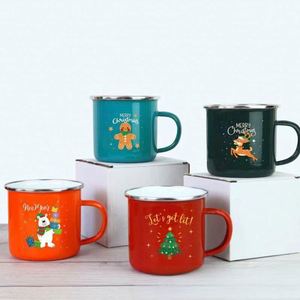 แก้วกาแฟแบบมีหูจับ ขนาด 14 ออนซ์ เคลือบวิทรูซัส ผนังสองชั้นสุญญากาศ เก็บอุณหภูมิ พร้อมเคลือบสีฝุ่น - Product Image 4