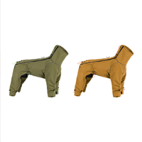 PETBUCK Manteau de Pluie Textile Classique Moderne Style Ferme pour Chien, Imperméable Toutes Saisons, Couleur Unie, Chaud et Confortable, Équipement Actif