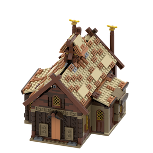 Funbuild <strong>the</strong> <strong>Lord</strong> <strong>of</strong> DIY Bricks <strong>Toys</strong> <strong>the</strong> <strong>Ring</strong> MOC-186205 Meduseld Village Street View Set Building Blocks <strong>Toys</strong> - Product Image 5