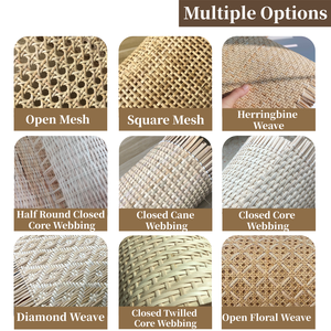 Competitive Sturdy Natural Rattan Hole <b>Cane</b> Webbing for Outdoor <b>Garden</b> Furniture Decor - Product Image 3