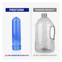 Préforme PET 48mm pour seau d'eau 5-15L Bouteille d'eau potable jetable sans BPA Moulage par soufflage Plastique de qualité alimentaire