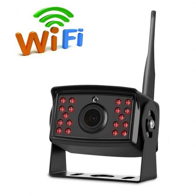 WiFi HD Wireless Night Vision Vehicle Backup Camera Bus Van Truck RV Car DVR Front Rear View Camera for IOS and Android Phone