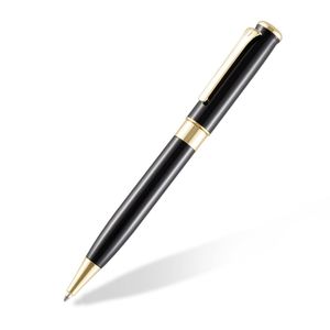 Manufacturer Hot Sale Creative Design Good Quality Heavy Metal Promotional Pen Custom Logo Black Ballpoint Pen - Product Image 4