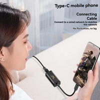 Adaptador USB tipo C a RJ45 Ethernet Tarjeta de red Convertidor de cable Gigabit Ethernet de 1000Mbps