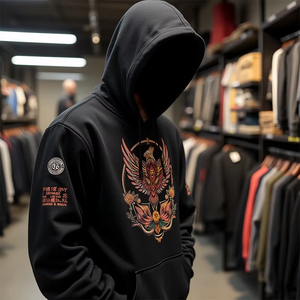 Factory Wholesale Embroidery Puff Printing Designed Pullover Hoodie Manufacturer 100% Cotton Essentials Custom Men'S Hoodies Men