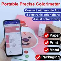 Analizador de Color LS170 Ultracompacto con Aplicación Móvil para Escanear Muestras de Color y Comparar con Tarjetas de Color Electrónicas
