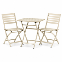 Meubles de bistrot portables et faciles à déplacer pour conversation en extérieur, petit mobilier de salle à manger pour terrasse, café, jardin sur le toit, espace de loisirs