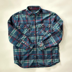 Camicia in pile da uomo con due tasche sul petto, <span class=keywords><strong>a</strong></span> <span class=keywords><strong>quadri</strong></span>, stile giacca, prodotta in Cina - Product Image 2