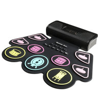COOLMUSIC Musical Instrument Percussion Usb Midi Set Electronic Rolling Pads Professional Custom Bass Stick Drum