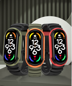 Correa de Reloj de Silicona TPU PC de Fábrica BEEFLYPOWER, Pulsera para Xiaomi Mi <span class=keywords><strong>Band</strong></span> <span class=keywords><strong>7</strong></span> - Product Image 4