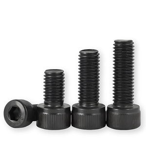 M1.6 M2 M2.5 Thép Không Gỉ Màu Đen Lớp 12.9 DIN 912 Hexagon <span class=keywords><strong>Hex</strong></span> Ổ Cắm Đầu <span class=keywords><strong>Cap</strong></span> Allen Bolt Vít - Product Image 1