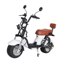 Trottinette Électrique 1500W 2000W Citycoco Brésilienne à Vendre, Moto Adulte 10 Pouces 2 Roues Pneus Larges Batterie Lithium 60V