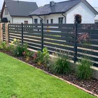 Panel de Cerca para Patio de Aluminio, Estilo Tradicional, Recubierto de Polvo, Resistente a la Oxidación, Cerca de Seguridad para Jardín, Tamaño Personalizado, Venta al Por Mayor