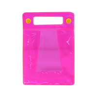 Portable épais PVC mallette de rangement fermeture à glissière Transparent en peluche poupées porte-clés sac organisateur résistant à l'eau pochette pour poupées