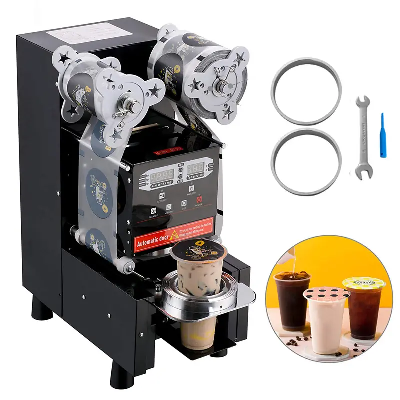 قهوة فشار أوتوماتيكية بالكامل 36 أونصة قهوة أوتوماتيكية 75 صحن آيس كريم زبادي mesin للبيع