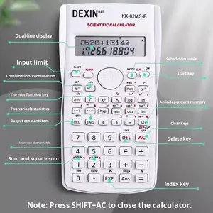 Calculadora Científica para Estudiantes, Dispositivo Portátil Multifuncional para Contabilidad, Estudios de Estadística, Modelo Zl40054, Hecho en China - Product Image 2