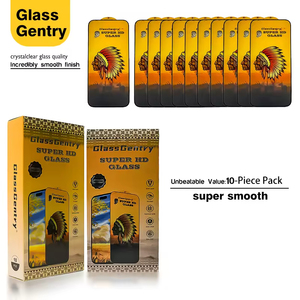 Accessoires pour téléphone, protection en verre trempé 9H pour <span class=keywords><strong>iPhone</strong></span> X Xs Max Xr 6 6s 7 8 Plus - Product Image 2