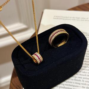 Collier en argent sterling S925 pour femme, nœud noir, design simple et original, pendentif cœur de pêche, collier clavicule, breloques tendance - Product Image 5